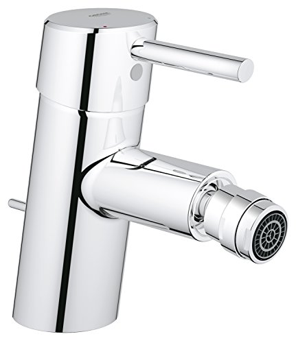 Grohe Concetto Bidetarmatur, Zugstange, Kugelgelenk-Auslauf 32208001, Chrom von Grohe