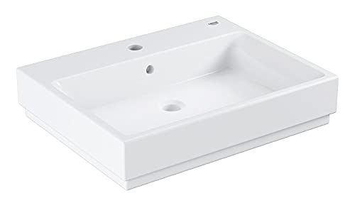 GROHE Cube Keramik | Aufsatzwaschtisch 60 cm - inkl. Befestigungsset | alpinweiß | 3947700H von Grohe