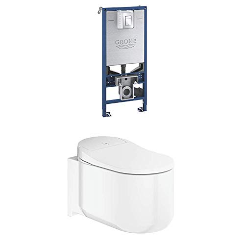 GROHE Dusch-WC Set| bestehend aus: GROHE Sensia Arena Dusch-WC und Rapid SLX Vorwandelement 3 in 1 von Grohe