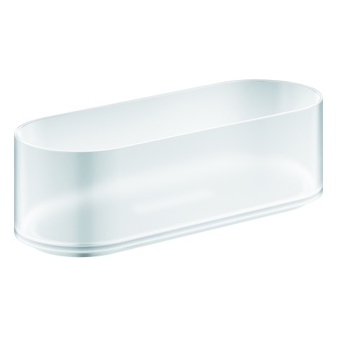 GROHE Duschablage Selection 41037 Glas für Halter 41035 weißglas, 41037000 41037000 von Grohe