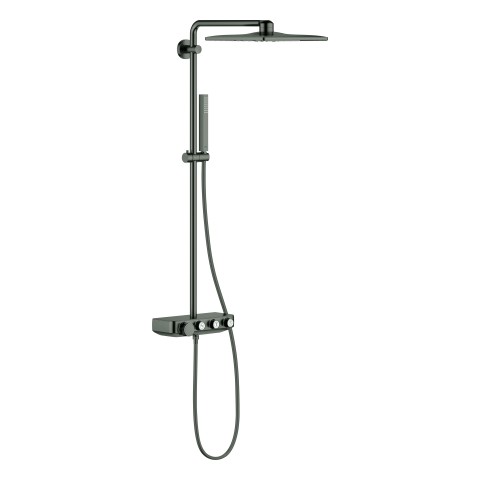 GROHE Duschsystem Euph. SmartControl 310 Cube Duo 26508 THM hard graphite geb., 26508AL0 26508AL0 von Grohe