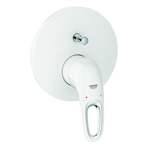 GROHE EH-Wannenbatterie Eurostyle 24049 FMS für 35600 Hebel offen moon white, 24049LS3 24049LS3 von Grohe