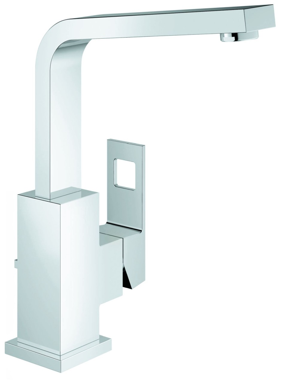 GROHE EH-Waschtischbatt. Eurocube 23135 hoher Auslauf m. Zugst.-Ablaufgrt. chrom 23135000 von Grohe