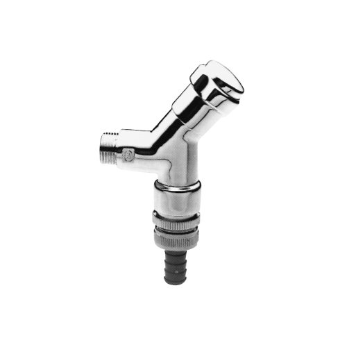 GROHE Original WAS® Anschlussventil (1/2″,Wandmontage, integrierte Schlauchplatzsicherung, eigensicher gegen Rückfließen), chrom, 41015000 von GROHE