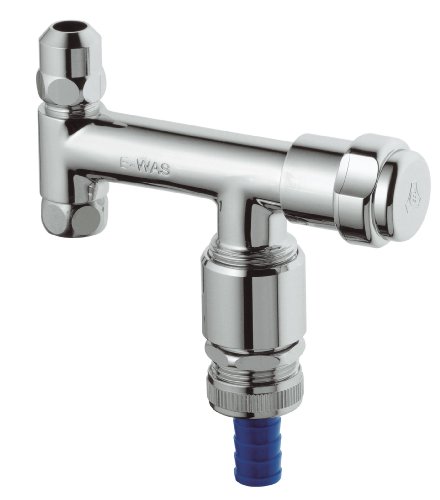GROHE Original WAS - Ventil "Eckfix" (3/8", Eigensicher gegen Rückfließen, mit Rohrbelüfter), chrom, 41033000 von GROHE