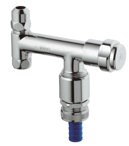 GROHE Original WAS - Ventil "Eckfix" (3/8", Eigensicher gegen Rückfließen, mit Rohrbelüfter), chrom, 41033000 von Grohe