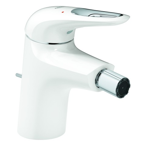 GROHE Einhand-Bidetbatterie Eurostyle 33565 moon white/chrom, 33565LS3 33565LS3 von Grohe