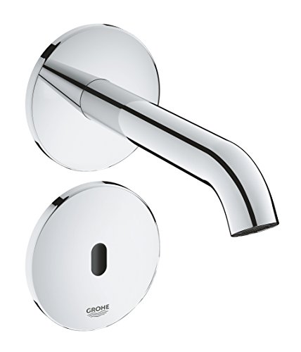 GROHE Essence E - Infrarotelektronik für Waschtisch- Wandarmatur (ohne Mischung, thermische Desinfektion, 7 voreingestellte Programme, Reinigungsmodus), chrom, 36447000 von Grohe