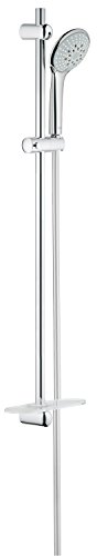 GROHE Euphoria Champagne | Brause- und Duschsysteme - Brausestangenset | 3 Strahlarten, mit EasyReach Ablage | 27227001 GROHE Euphoria Champagne | Brause- und Duschsysteme - Brausestangenset | 3 Strahlarten, mit EasyReach Ablage | 27227001 von GROHE