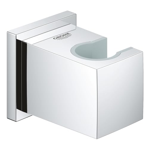 GROHE Euphoria Cube - Handbrausehalter (langlebige Oberfläche, nicht verstellbar), chrom, 27693000 von Grohe