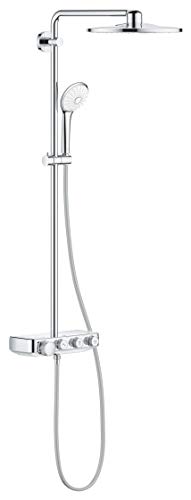 GROHE Euphoria Smartcontrol 310 Duo, Duschsystem mit Thermostatbatterie (wassersparende Regendusche, 2 Strahlarten, inkl. Duschablage, Verbrühungsschutz), chrom, 26507000 GROHE Euphoria Smartcontrol 310 Duo, Duschsystem mit Thermostatbatterie (wassersparende Regendusche, 2 Strahlarten, inkl. Duschablage, Verbrühungsschutz), chrom, 26507000 von GROHE