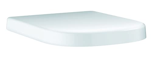 GROHE Euro Keramik - WC-Sitz (mit Deckel, inkl. Befestigungsset, werkzeuglos abnehmbar), alpinweiß, 39331001 von Grohe