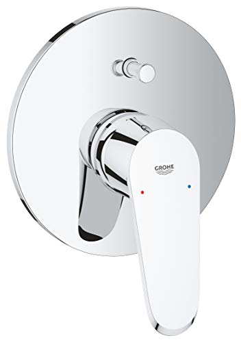 GROHE Eurodisc C - Einhand Wannenarmatur (Fertigmontagese, verdeckte Befestigung, automatische Umstellung Wanne/Brause, ohne Unterputz- Einbaukörper), chrom, 19548002 von Grohe