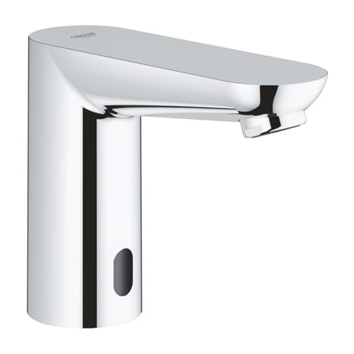 GROHE Euroeco E, Infrarot-Elektronik Armatur für den Waschtisch (wasser- und energiesparender Wasserhahn, variabel einstellbarer Temperaturbegrenzer, hygienisch, pflegeleicht) chrom, 36271000 GROHE Euroeco E, Infrarot-Elektronik Armatur für den Waschtisch (wasser- und energiesparender Wasserhahn, variabel einstellbarer Temperaturbegrenzer, hygienisch, pflegeleicht) chrom, 36271000 von GROHE