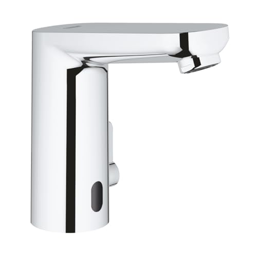 GROHE Eurosmart CE - Infrarot-Elektronik für Waschtisch (wassersparend, mit einstellbarem Temperaturbegrenzer, 7 Programme), chrom, 36327001 von GROHE