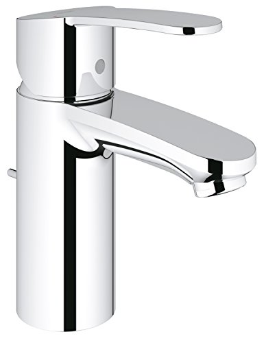 Grohe Eurostyle Cosmopolitan | Badarmatur - Waschtischarmatur | mit Zugstange, S-Size, mit EcoJoy | 3355220E, Chrom von Grohe