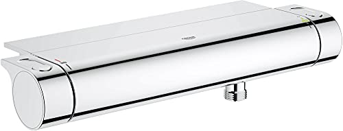 GROHE Grohtherm 2000, Duscharmatur, wassersparend (Thermostat für stets konstante Temperatur, Mischbatterie für die Dusche, Verbrühschutz bei 38°C, mit abnehmbarer Duschablage), chrom, 34469001 GROHE Grohtherm 2000, Duscharmatur, wassersparend (Thermostat für stets konstante Temperatur, Mischbatterie für die Dusche, Verbrühschutz bei 38°C, mit abnehmbarer Duschablage), chrom, 34469001 von GROHE