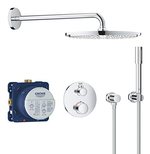 GROHE Grohtherm | Duschsystem Unterputz mit Rainshower Cosmopolitan 310 | Chrom | 34731000 von Grohe