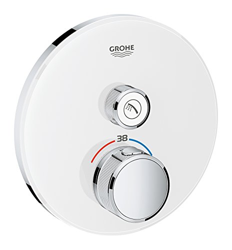 GROHE Grohtherm SmartControl | Brause- & Duschsystem - Thermostat mit einem Absperrventil | moon white | 29150LS0 von Grohe