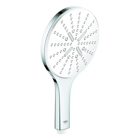 GROHE Handbrause Rainshower 150 SmartActive 26554 9,5l moon white/chrom, 26554LS0 26554LS0 von Grohe