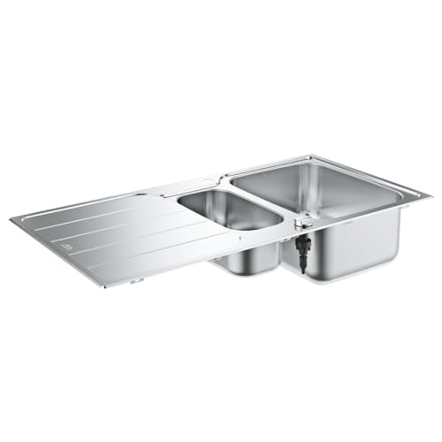 GROHE K500 | Edelstahlspüle mit Abtropffläche | edelstahl | 31572SD1 von GROHE