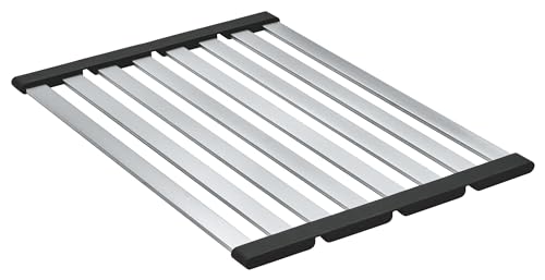 GROHE Multifunction - Abtropfgestell (edelstahl, 490 x 348mm, zusammenklappbar, spülmaschinenfest), edelstahl, 40854SD0 von GROHE