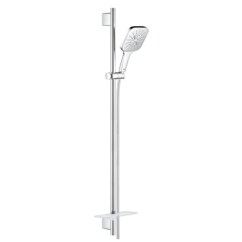 GROHE Rainshower 130 SmartActive Cube | Brausestangenset 3 Strahlarten | chrom | 26587000 von GROHE