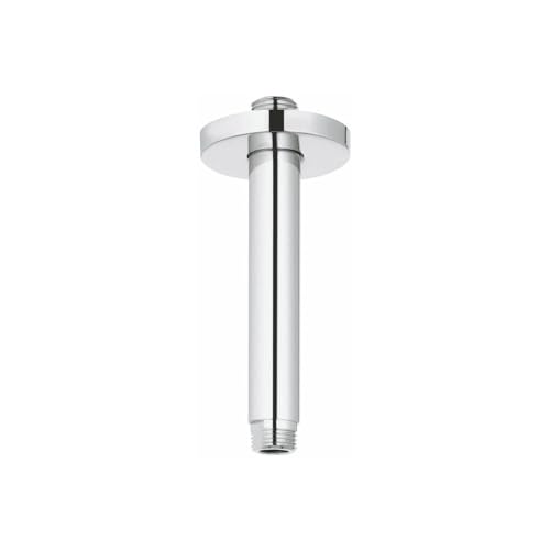 GROHE Rainshower Deckenauslass (Länge 142 mm, Anschlussgewinde ½", langlebig), chrom, 28724000 von Grohe