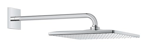 GROHE Rainshower 310 - Kopfbrauseset (wassersparend, 422mm Kopfbrause, Antikalk- System) , eckig, chrom, ‎26564000 von GROHE