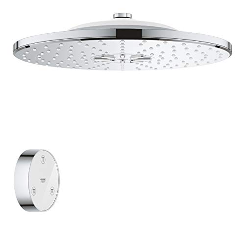 Grohe Rainshower SmartConnect 310 Brausen- und Duschsysteme - Kopfbrause 2 Strahlarten, mit Fernbedienung chrom 26641000 Rund Grohe Rainshower SmartConnect 310 Brausen- und Duschsysteme - Kopfbrause 2 Strahlarten, mit Fernbedienung chrom 26641000 Rund von GROHE