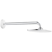 GROHE Rainshower VERIS 300 Kopfbrause-Set - Länge 422 mm - chrom / Brauseboden moon white - 26170LS0 GROHE Rainshower VERIS 300 Kopfbrause-Set - Länge 422 mm - chrom / Brauseboden moon white - 26170LS0 von Grohe