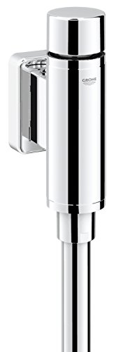 GROHE Rondo - Druckspüler für Urinal (1/2 Zoll, langlebige Oberfläche, 1,0 - 4,0 l), chrom, 37339000 von Grohe