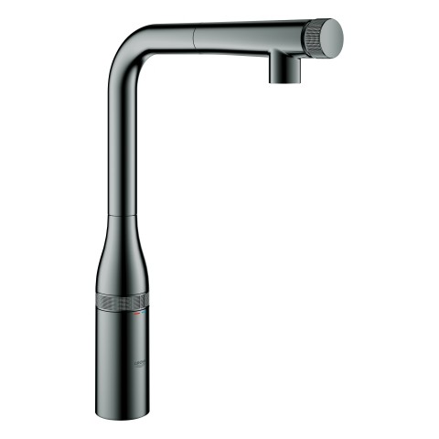 GROHE SPT-Batterie Essence Smart Control 31615 ausziehb. Spülbrause hard graphite, 31615A00 31615A00 von Grohe