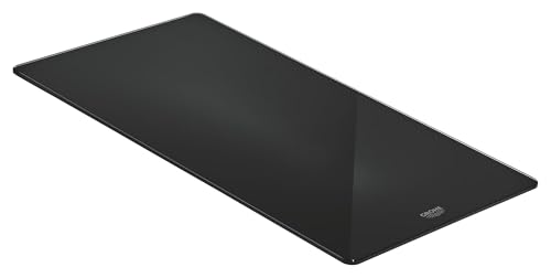 GROHE Schneidebrett aus Glas, 450 mm, bruchsicher, Schwarz, spülmaschinenfest. 40786K00 von GROHE