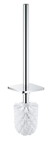 GROHE Selection Cube - Ersatzbürste (Metall, passend für Selection Cube Toilettenbürstengarnitur (40 857 000), langlebige Oberfläche), Chrom, 40868000 von Grohe