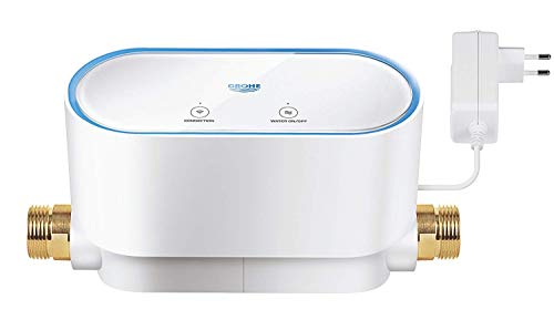 GROHE Sense Set - Grohe Sense Guard + 3x Grohe Sense (für Einfamilienhäuser, misst den Wasserverbrauch, über App fernsteuerbar), weiß, 22502LN1 von Grohe