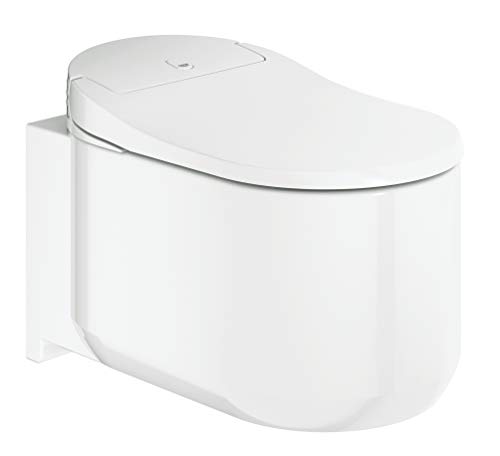 GROHE Sensia Arena - Dusch-WC (mit Plasmacluster und Vorspülung-Funktion, Nachtbeleuchtung, mit Smartphone App), alpinweiß, 39354SH1 von Grohe