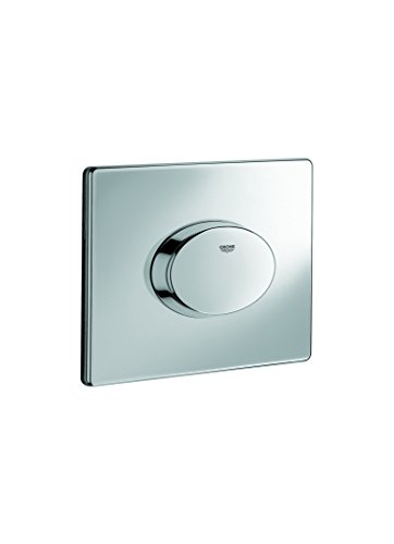 GROHE Skate Air - Abdeckplatte (197 x 156 mm, waagerechte Montage, 1-Mengen-Betätigung), chrom, 38565000 von Grohe