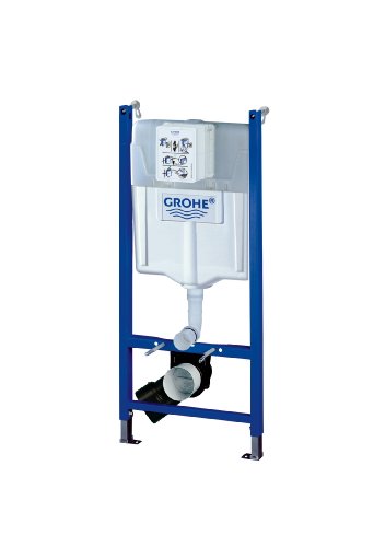 GROHE Solido - 2-in-1 Set für WC (1,13 m Bauhöhe, mit Zubehör für Vorwandmontage, 6-9L), 38971000 GROHE Solido - 2-in-1 Set für WC (1,13 m Bauhöhe, mit Zubehör für Vorwandmontage, 6-9L), 38971000 von GROHE