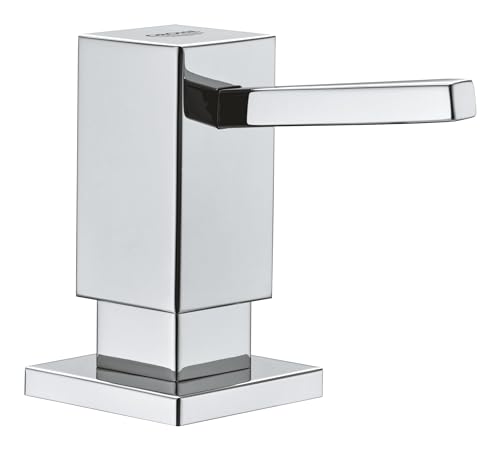 GROHE Spülmittelspender (für Flüssigseife, Vorratsbehälter 500ml, langlebig), chrom, 40649000 von Grohe