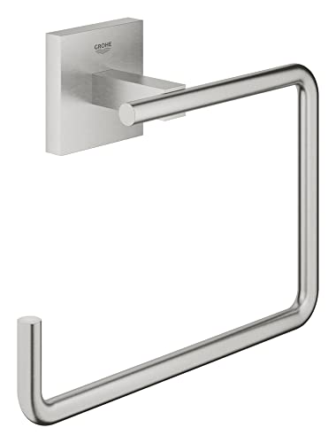 GROHE Start Cube - WC- Papierhalter (verdeckte Befestigung, Material: Metall), supersteel, 40975DC0 von GROHE