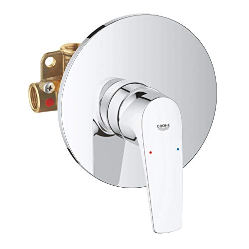 GROHE Start Flow - Einhand- Brausearmatur (Fertigmontageset, variabel einstellbare Mengenbegrenzung), chrom, 29116000 von Grohe