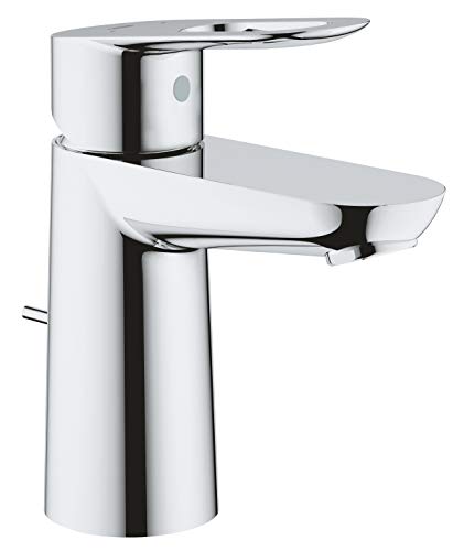 GROHE QUICKFIX Start Loop- Waschtischarmatur (wassersparend, Schnell- Montage- System, flexible Anschlussschläuche, langlebig), chrom, 23349000 von Grohe