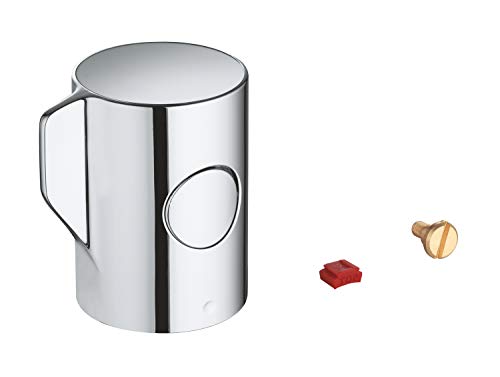 GROHE Grohtherm 800 - Temperaturwählgriff (Sicherheitssperre bei 38°C, einstellbare max. Temperaturbegrenzung bei 43° C, Herstellergarantie: 5 Jahre), Chrom, 47981000 von GROHE