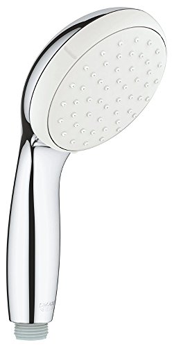 GROHE Tempesta 100 - Handbrause (wassersparend, 1 Strahlart, Antikalk- System, robust) , rund, chrom, 27923001 von Grohe