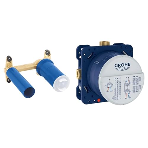 GROHE | UP-Rohinstallationen - Einhand Unterputz-Universal- Einbaukörper, DN 15 | 23571000 & Rapido SmartBox | UP-Rohinstallation - Unterputz-Einbaukörper | 3 Abgänge 1/2 Zoll | 35600000 GROHE | UP-Rohinstallationen - Einhand Unterputz-Universal- Einbaukörper, DN 15 | 23571000 & Rapido SmartBox | UP-Rohinstallation - Unterputz-Einbaukörper | 3 Abgänge 1/2 Zoll | 35600000 von GROHE