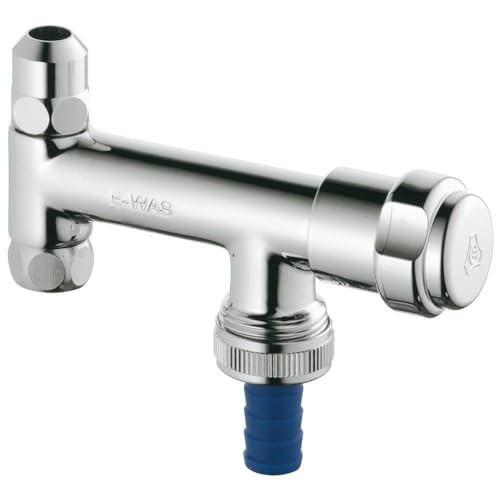 GROHE WAS Ventil Eckfix (3/8 Zoll, langlebige Oberfläche, Sicher gegen Rückfließen), chrom, 41030000 von GROHE