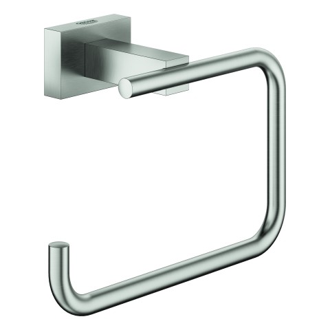 GROHE WC-Papierhalter Essentials Cube 40507_1 ohne Deckel supersteel, 40507DC1 40507DC1 von Grohe