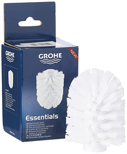 GROHE Essentials - Ersatzbürstenkopf (Original Ersatzteil, Langlebig, Robust, Herstellergarantie: 5 Jahre), weiß, 40791001 von Grohe