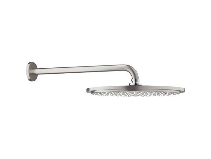 Grohe, Duschbrause, Kopfbrause Set Rainshower Cosmopolitan 310 26066DC0 31 cm inkl. Brausearm 38 cm supersteel (8 l/min) von Grohe